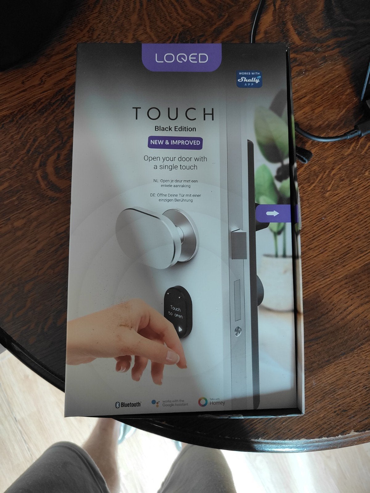 Loqed touch black edition - slim deurslot, Ophalen of Verzenden