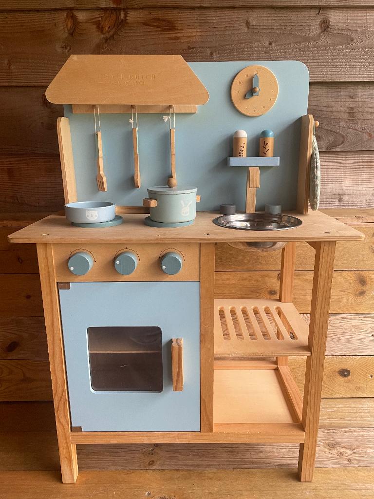 Little Dutch speelkeuken, Kinderen en Baby's, Speelgoed | Speelkeukens, Ophalen, Gebruikt, Hout, Speelkeuken