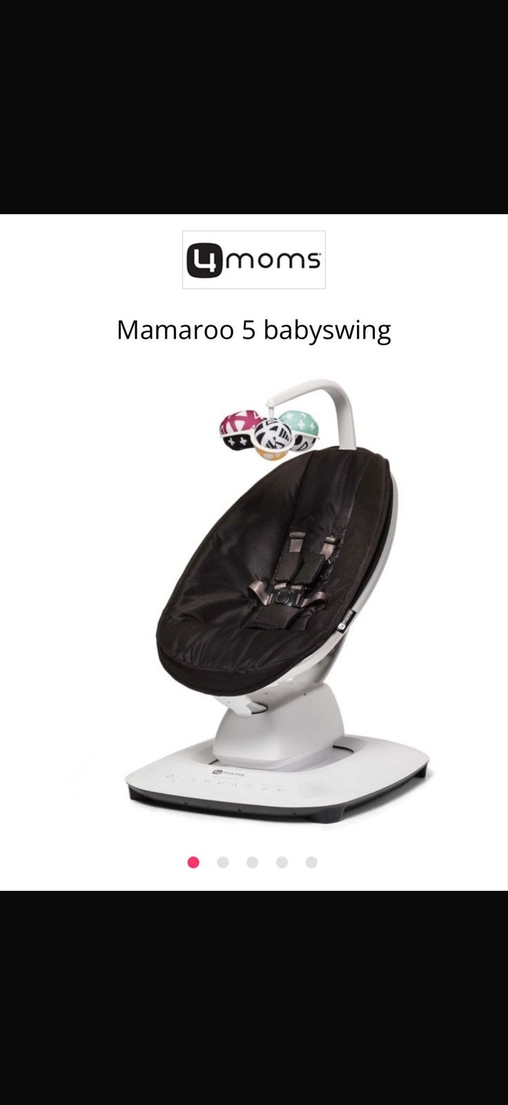 4moms MamaRoo 5 babyswing - Zo goed als nieuw, Ophalen of Verzenden, Zo goed als nieuw
