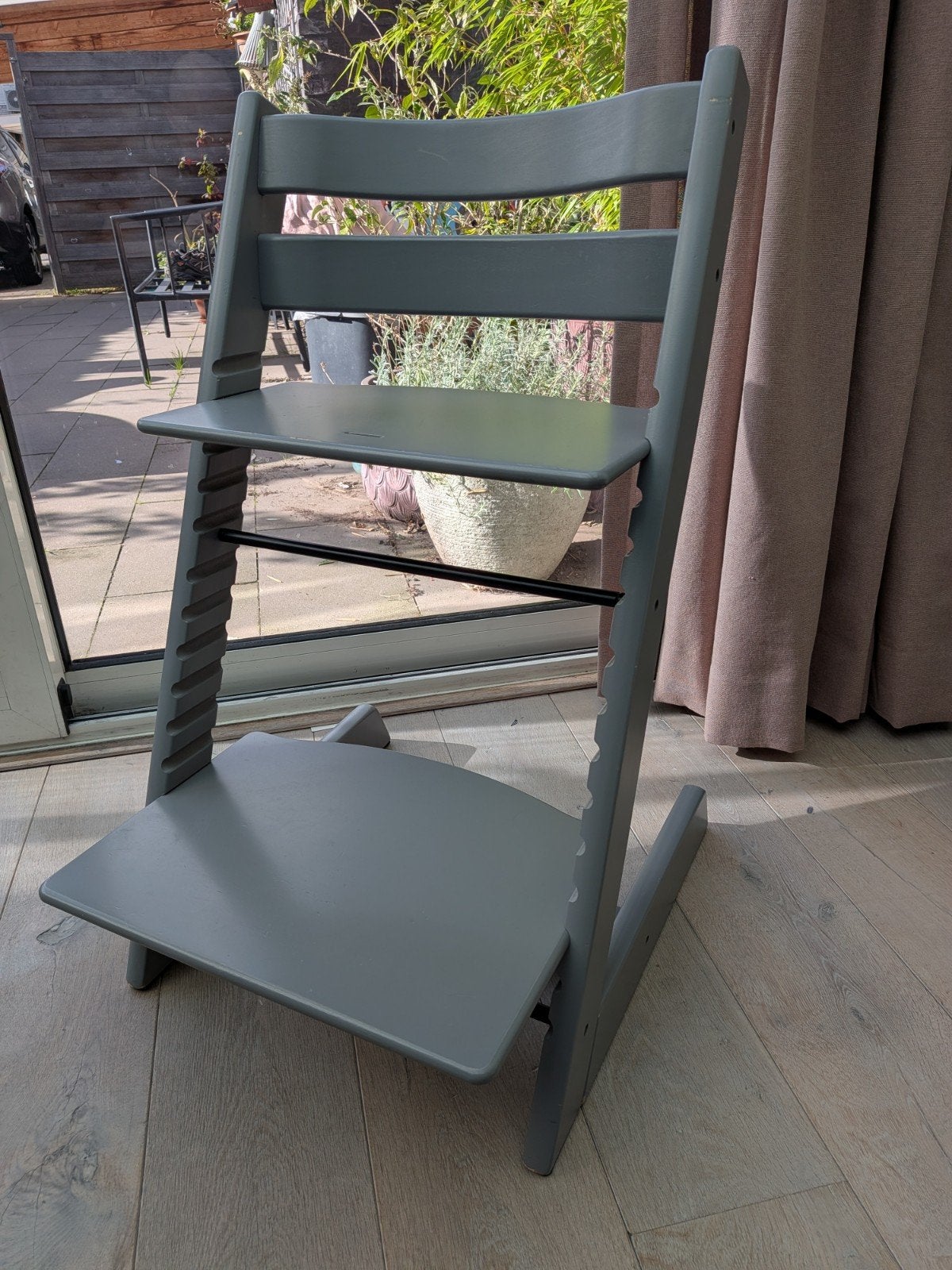 *NETTE* Stokke Tripp Trapp - GrijS, Ophalen, Gebruikt, Meegroeistoel