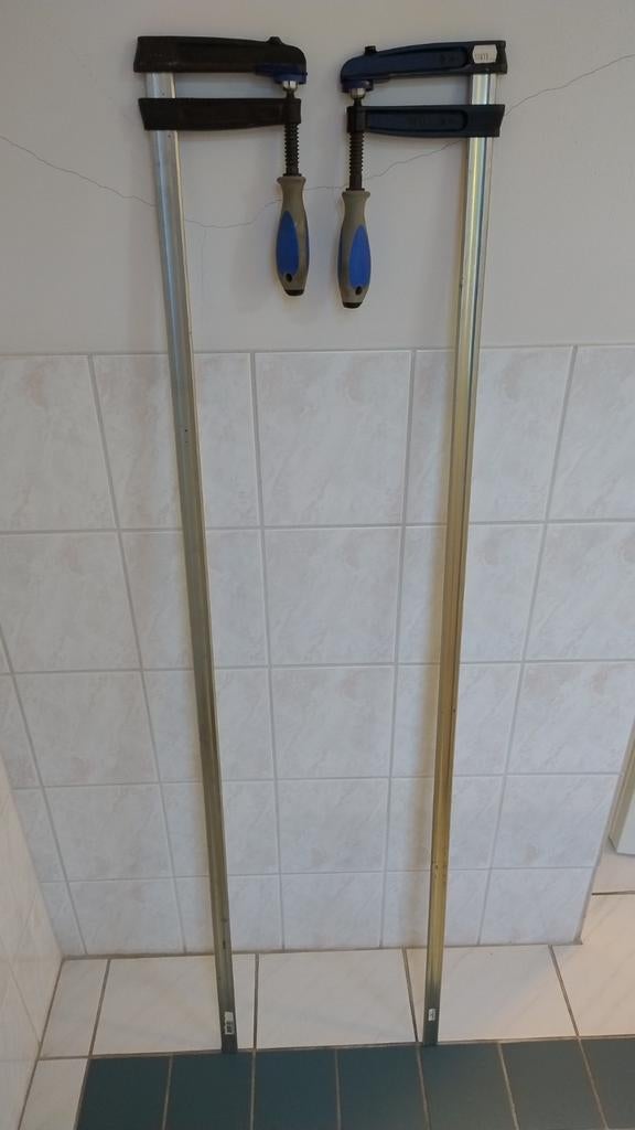 2 Ivana Lijmtangen - 1500mm klem, 120mm bek, 30kg kracht, Doe-het-zelf en Verbouw, Gereedschap | Handgereedschap, Ophalen, Zo goed als nieuw