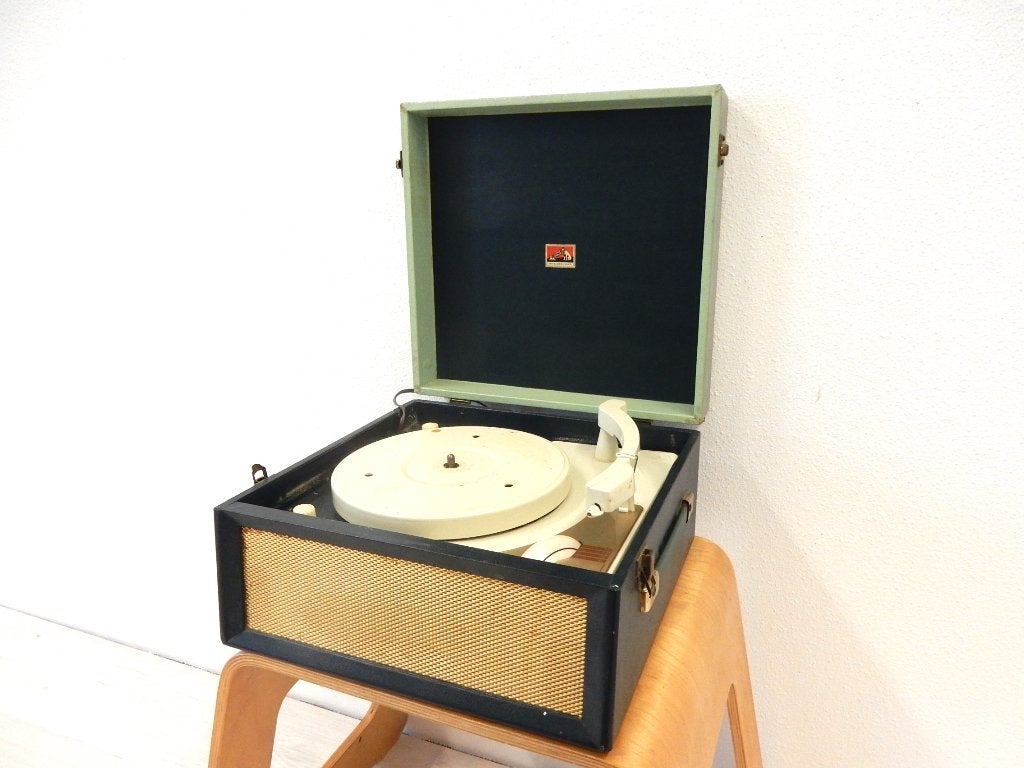 vintage platenspeler his masters voice opknaper, ., ., Platenspeler, Niet werkend