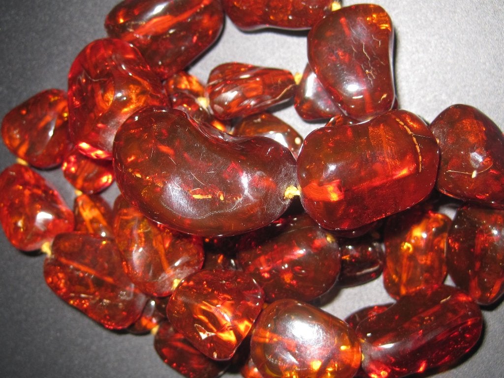 Barnsteen amber ketting zeer groot 140 gram 100% natuurlijk, Sieraden, Tassen en Uiterlijk, Ophalen, Zilver, Ketting