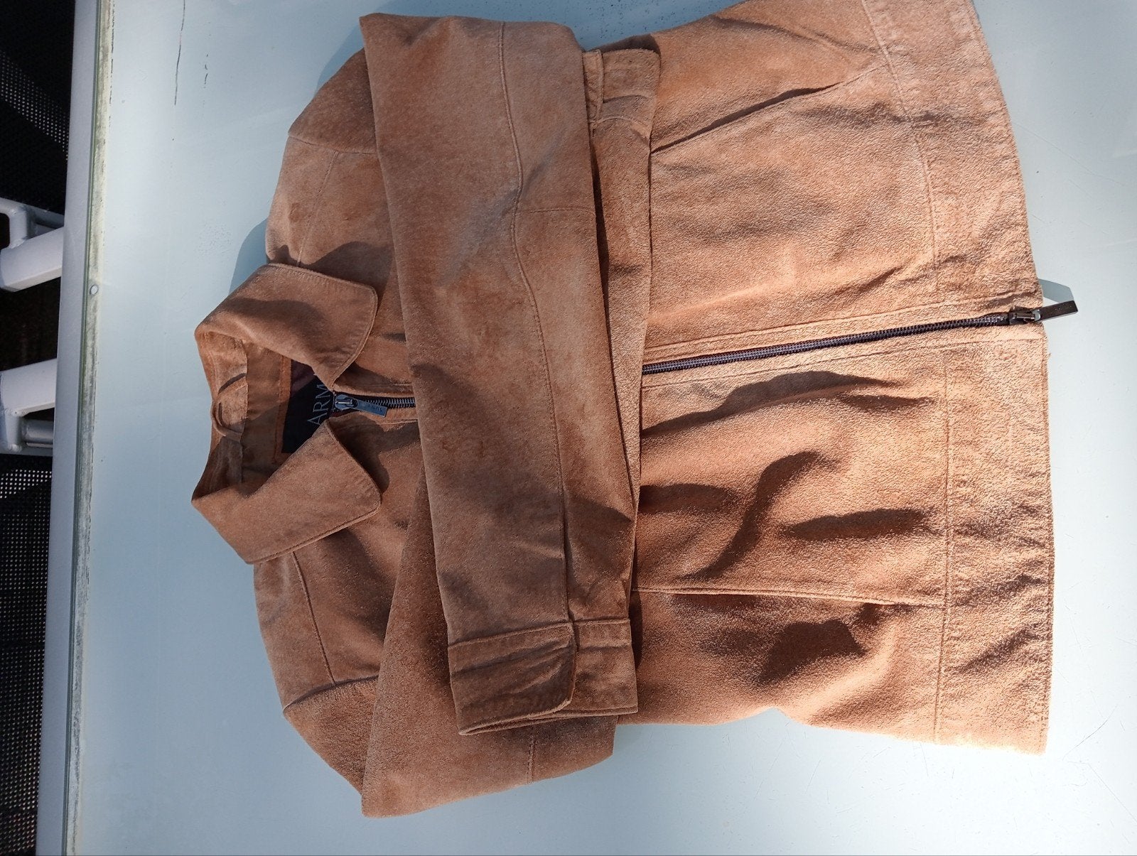 Suède bruin jasje maat 38/40, Kleding | Dames, Ophalen