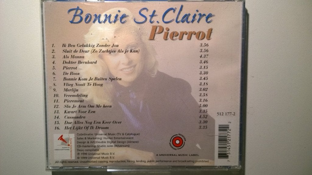 Bonnie St. Claire - Pierrot, Ophalen of Verzenden, Zo goed als nieuw, Pop, Album