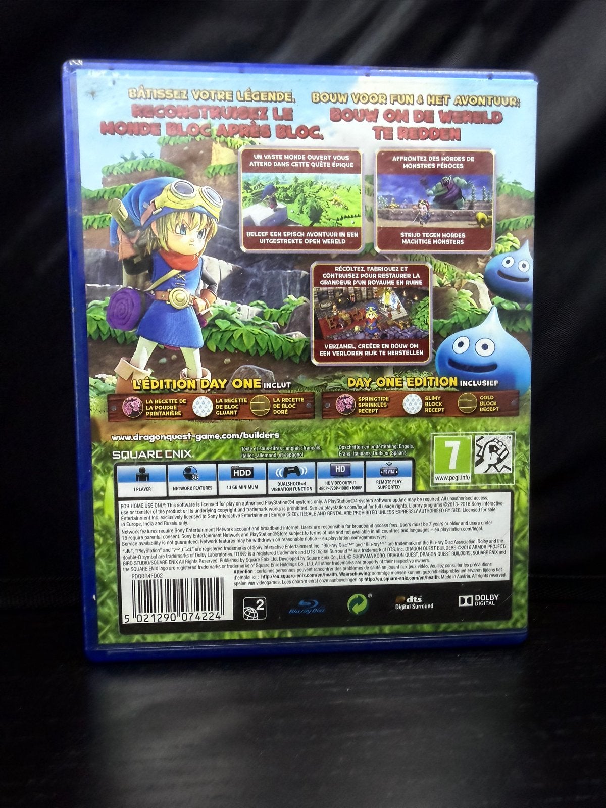 Dragon Quest Builders PS4 - Day One Edition, S, 1 speler, Ophalen of Verzenden, Zo goed als nieuw