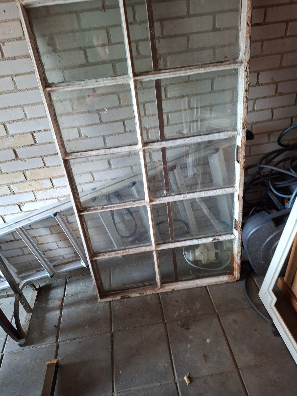 oude gietijzeren ramen, Gevelraam of Ruit, Gebruikt, Minder dan 80 cm, Minder dan 80 cm