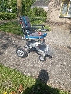 rolstoel (electrisch), Ophalen, Gebruikt, Elektrische rolstoel