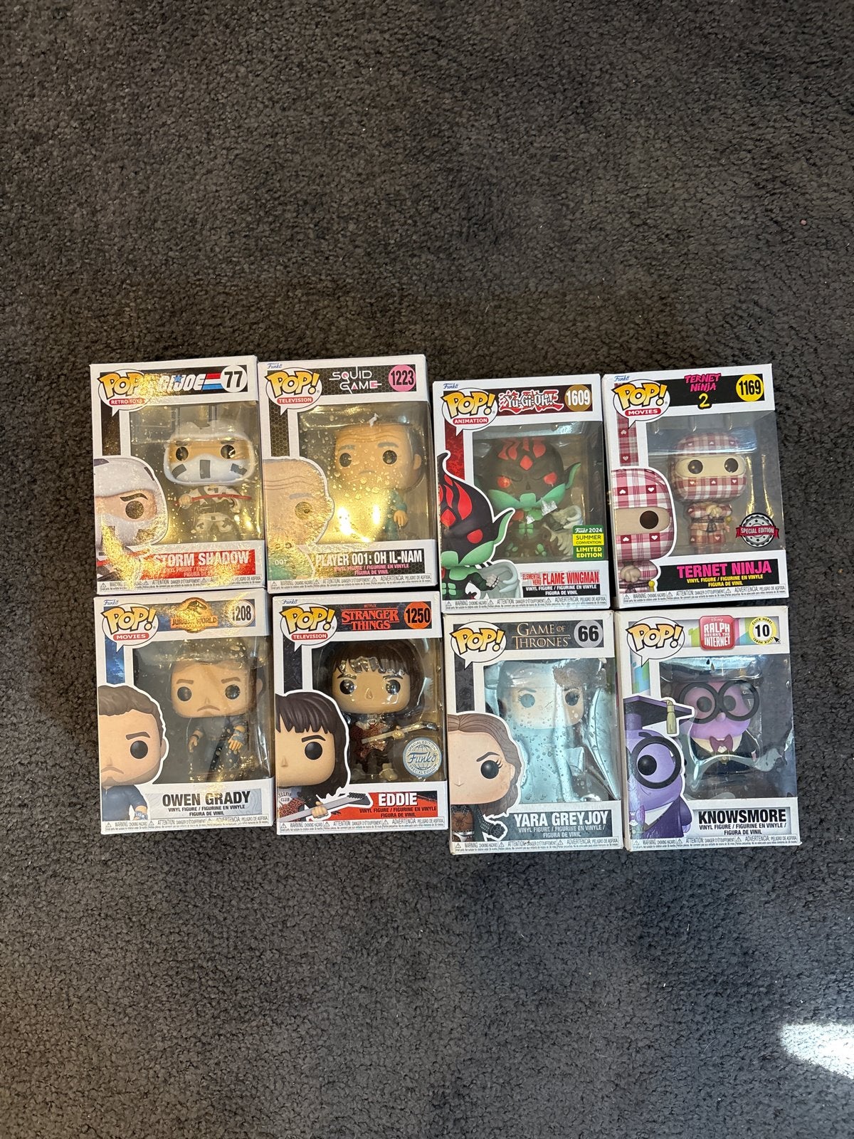 Diverse Funko Pop! verzameling - 8 stuks, Ophalen, Nieuw