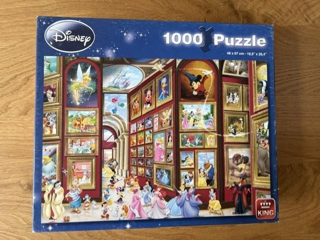 Disney Puzzel - 1000 stukjes, Ophalen of Verzenden, 500 t/m 1500 stukjes, Zo goed als nieuw, Legpuzzel