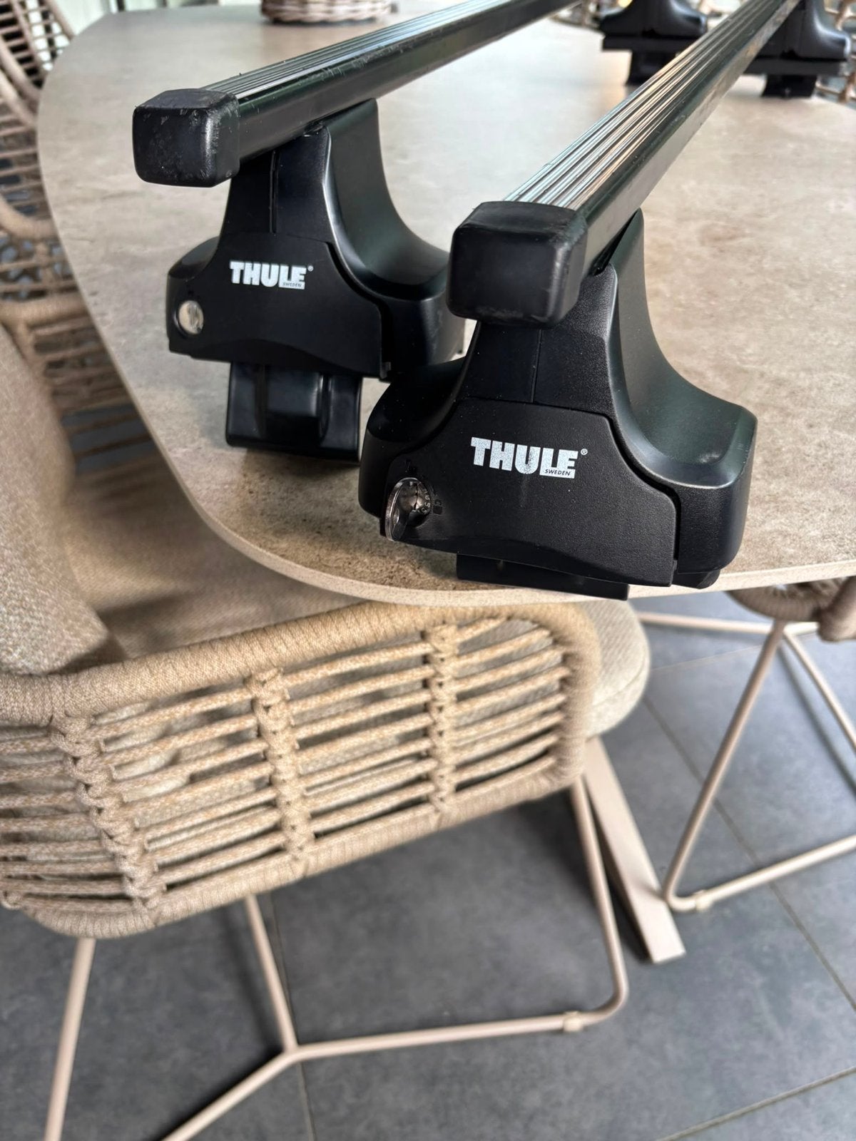 Thule dakdragers, Ophalen, Gebruikt