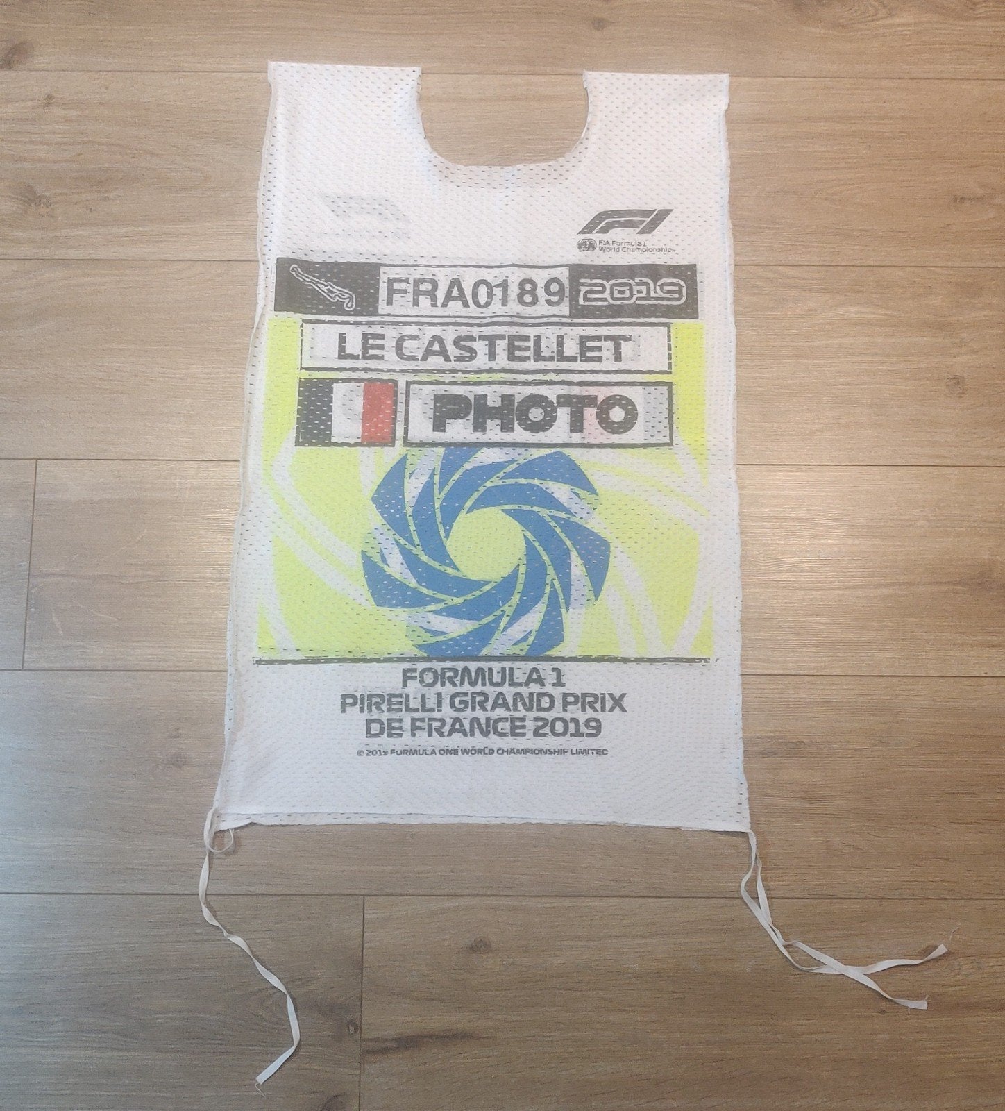 Tabard fotograaf F1 Grand Prix de France 2019, Verzamelen, Ophalen of Verzenden, Zo goed als nieuw