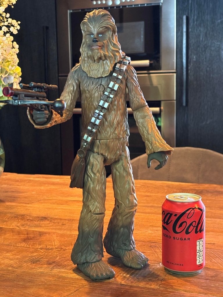 Grote uitvoering Chewbacca licht en geluid large !!, Ophalen of Verzenden, Zo goed als nieuw