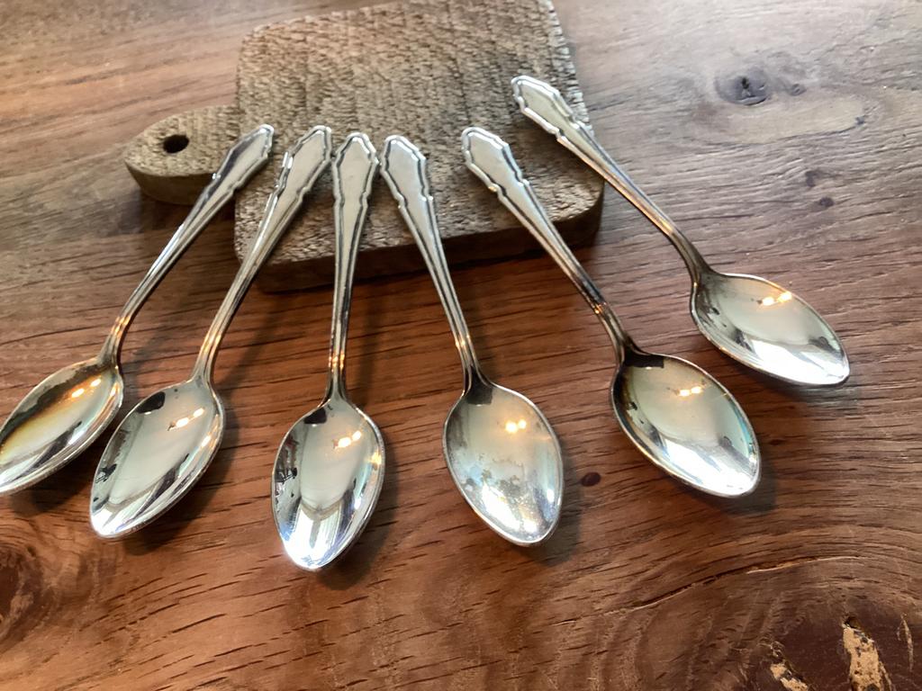Verzilverde lepeltjes, Antiek en Kunst, Ophalen of Verzenden