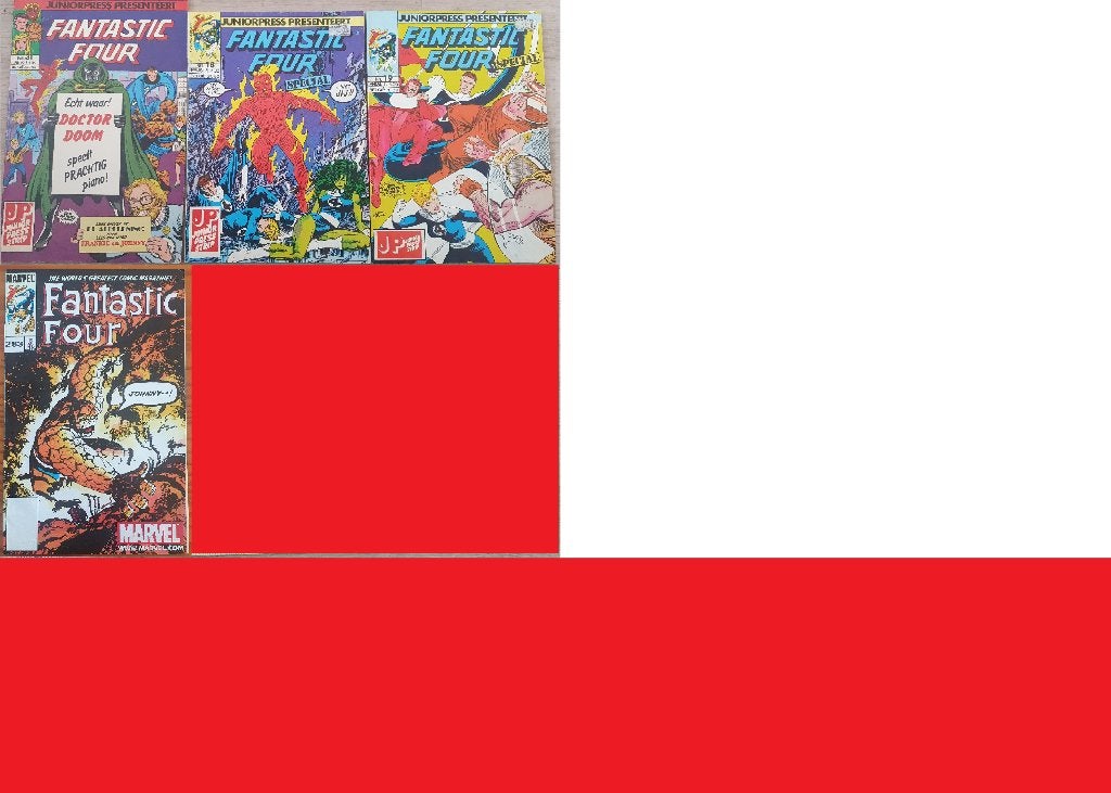 Strips Fantastic Four #18 + #19 + #31 + #263, Boeken, Strips | Comics, Gelezen, Eén comic, Amerika, Ophalen of Verzenden