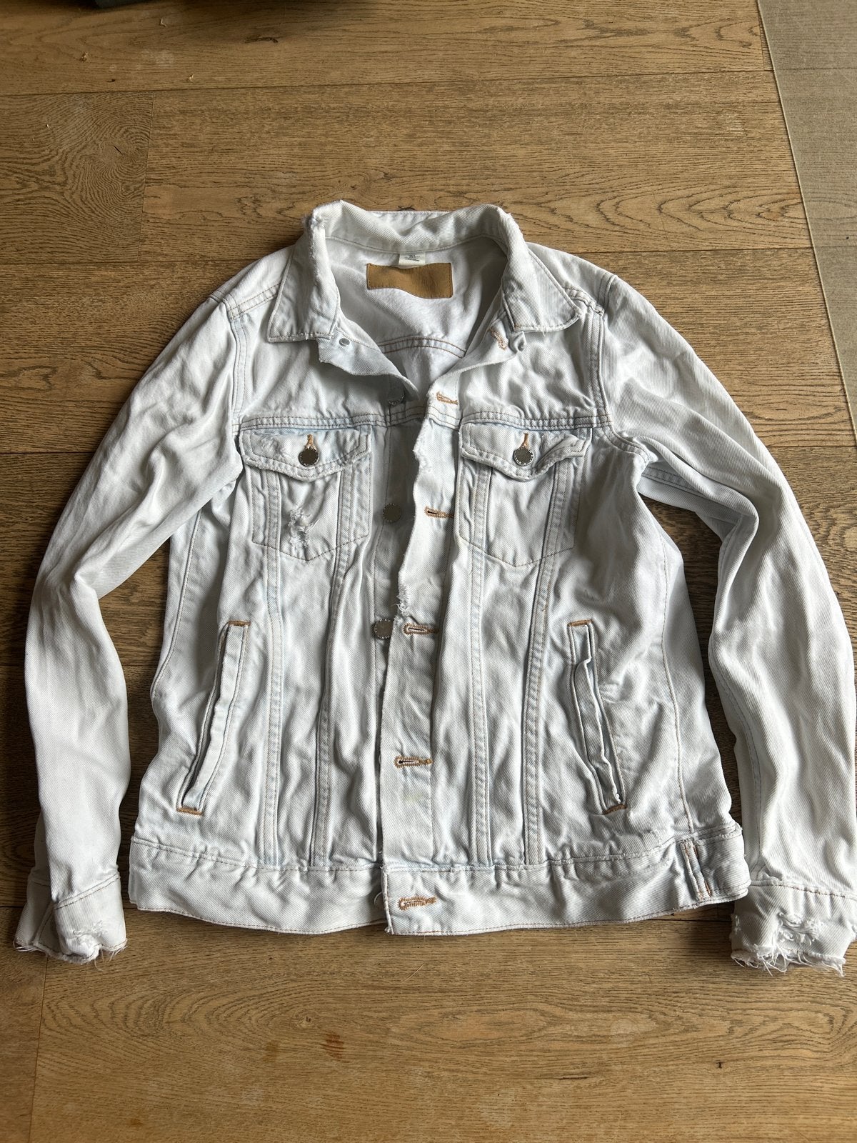H&M spijkerjas maat 36, Ophalen of Verzenden, Gedragen, Maat 36 (S), Blauw