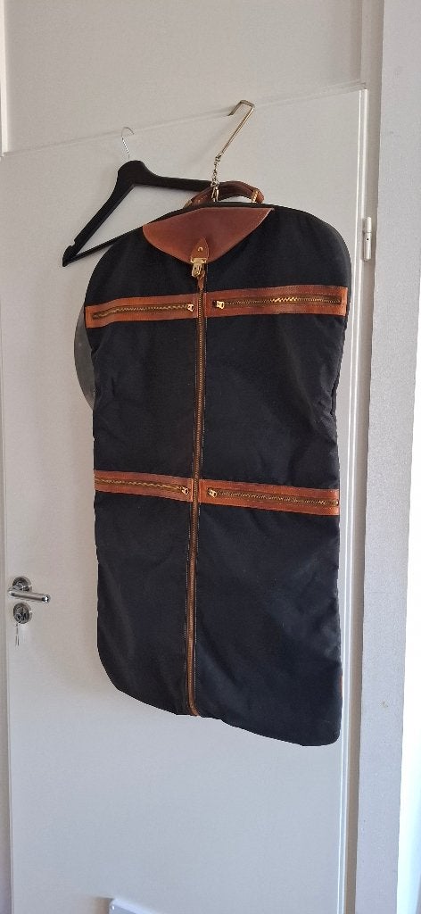 Vintage Pegasus Lederen Kledinghoes / Garment Bag - USA, Sieraden, Tassen en Uiterlijk, Tassen | Reistassen en Weekendtassen, 30 cm of meer