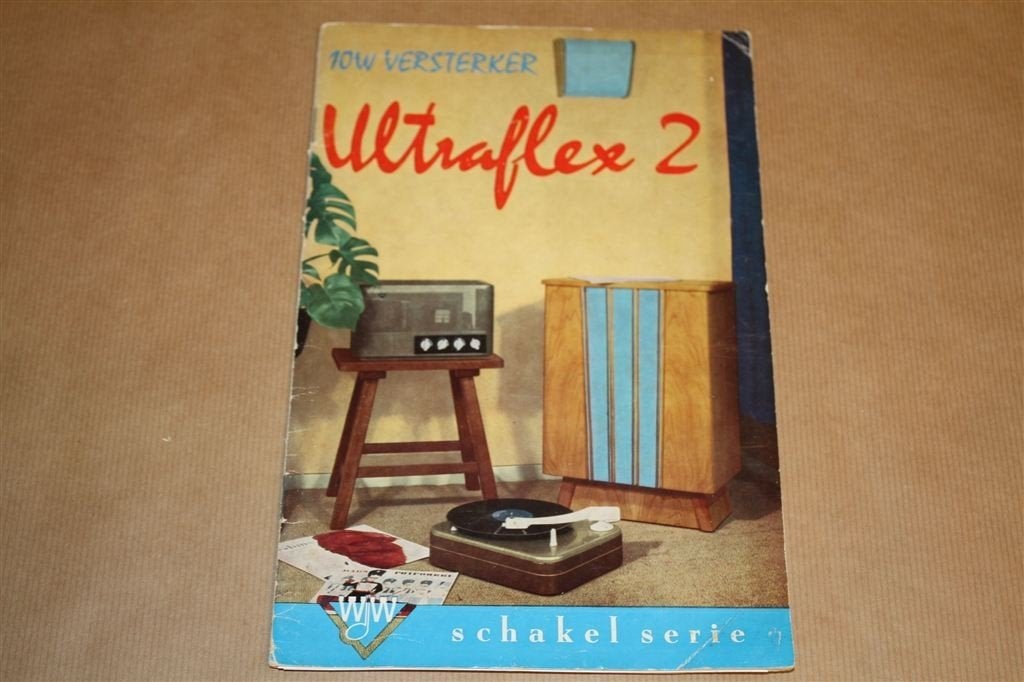 10 watt-versterker Ultraflex-2 - Muiderkring - Ca 1960 !!, Boeken, Techniek, Ophalen of Verzenden, Gelezen, Bouwkunde