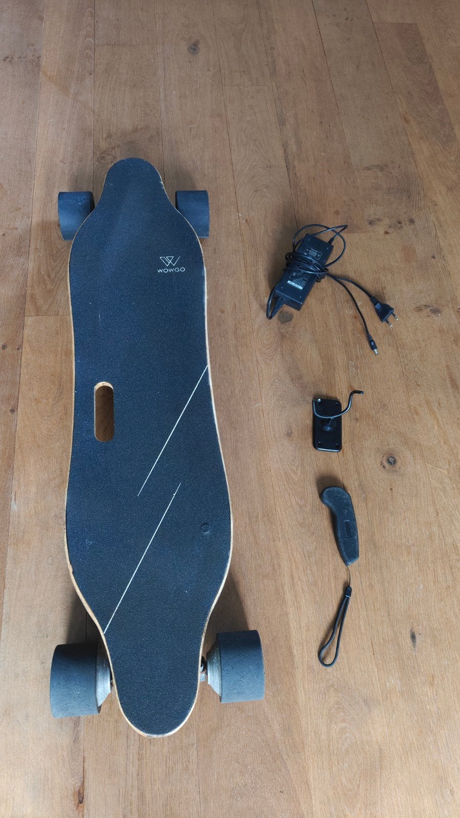 WOWGO 2S Elektrisch Skateboard (Compleet - 40km/u), Sport en Fitness, Skateboarden, Ophalen of Verzenden, Gebruikt, Skateboard