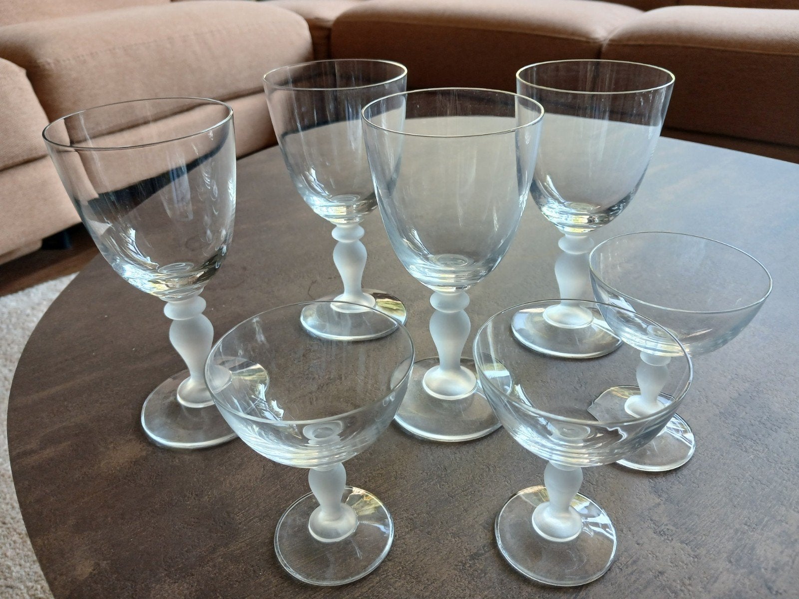 kristallen glazen, Antiek en Kunst, Ophalen