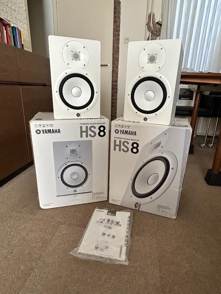 Yamaha HS8 wit (set van 2), Ophalen, Zo goed als nieuw, Overige typen, Overige merken
