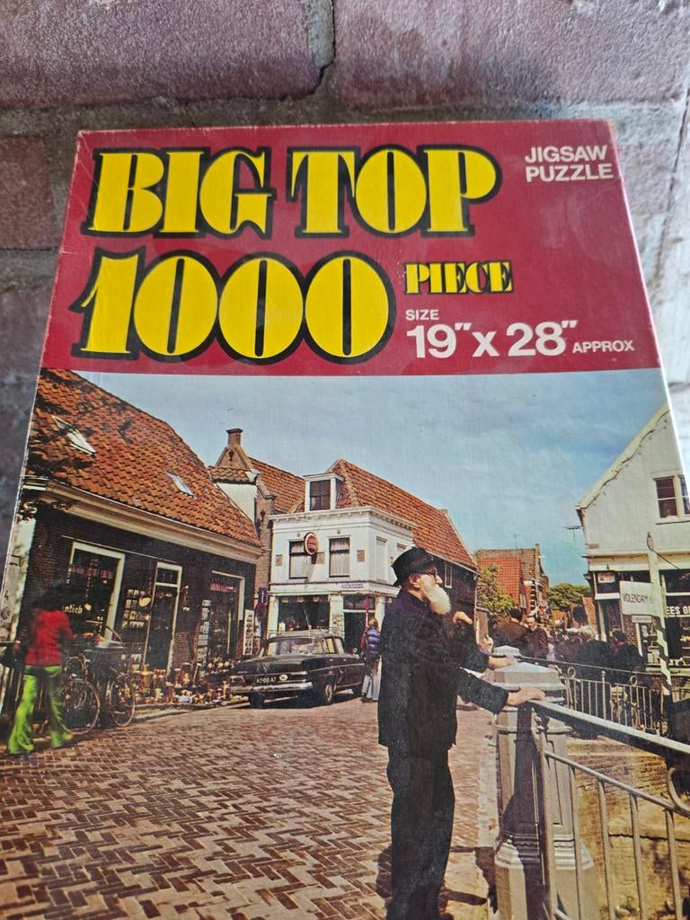 Vintage Big Top Jigsaw Puzzel 1000 stukjes, Ophalen of Verzenden, 500 t/m 1500 stukjes, Gebruikt, Legpuzzel