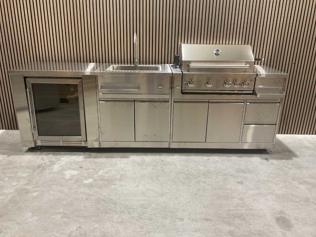 Buitenkeuken bbq pizzaoven verschillende samenstellingen‼️, Ophalen, Nieuw, Gas, Vrijstaand