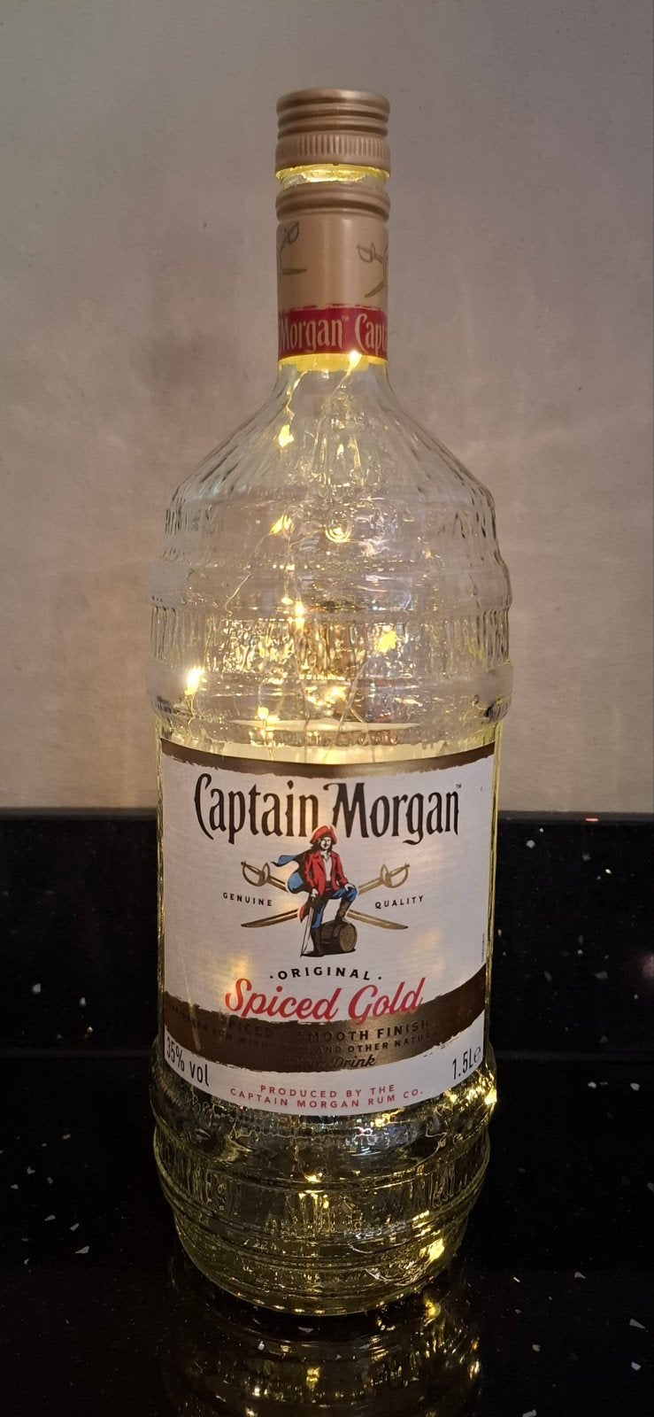 fleslamp 1.5L Captain Morgan mancave feestje, Verzamelen, Ophalen of Verzenden, Nieuw, Lichtbak of (neon) lamp