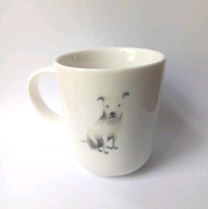 Bekers, kom met hond opdruk, Ophalen of Verzenden