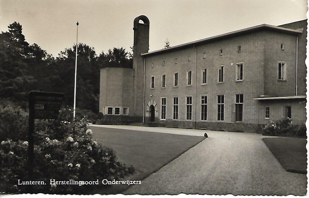Lunteren- -Herstellingsoord Onderwijzers., Verzenden, 1940 tot 1960, Gelopen, Gelderland