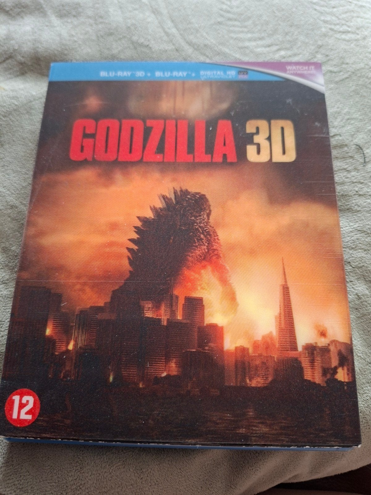 Godzilla 3d, Cd's en Dvd's, Blu-ray, Ophalen of Verzenden, Zo goed als nieuw, Horror