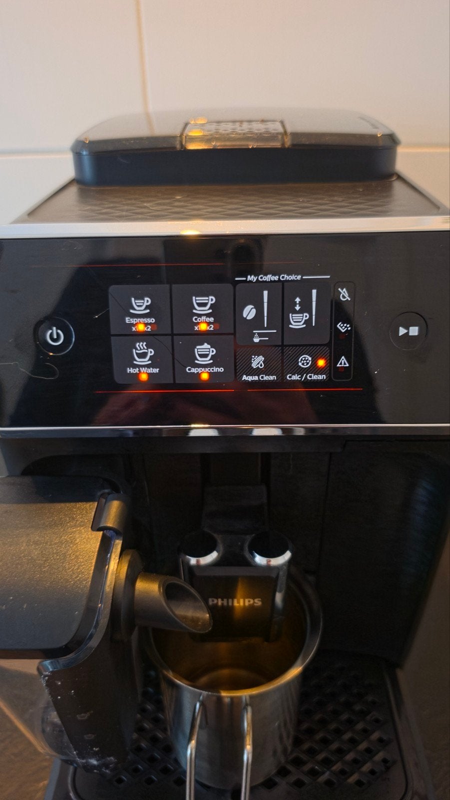 Philips 2200 serie volautomatische espressomachine, Witgoed en Apparatuur, Ophalen, Espresso apparaat, Koffiebonen, Zo goed als nieuw