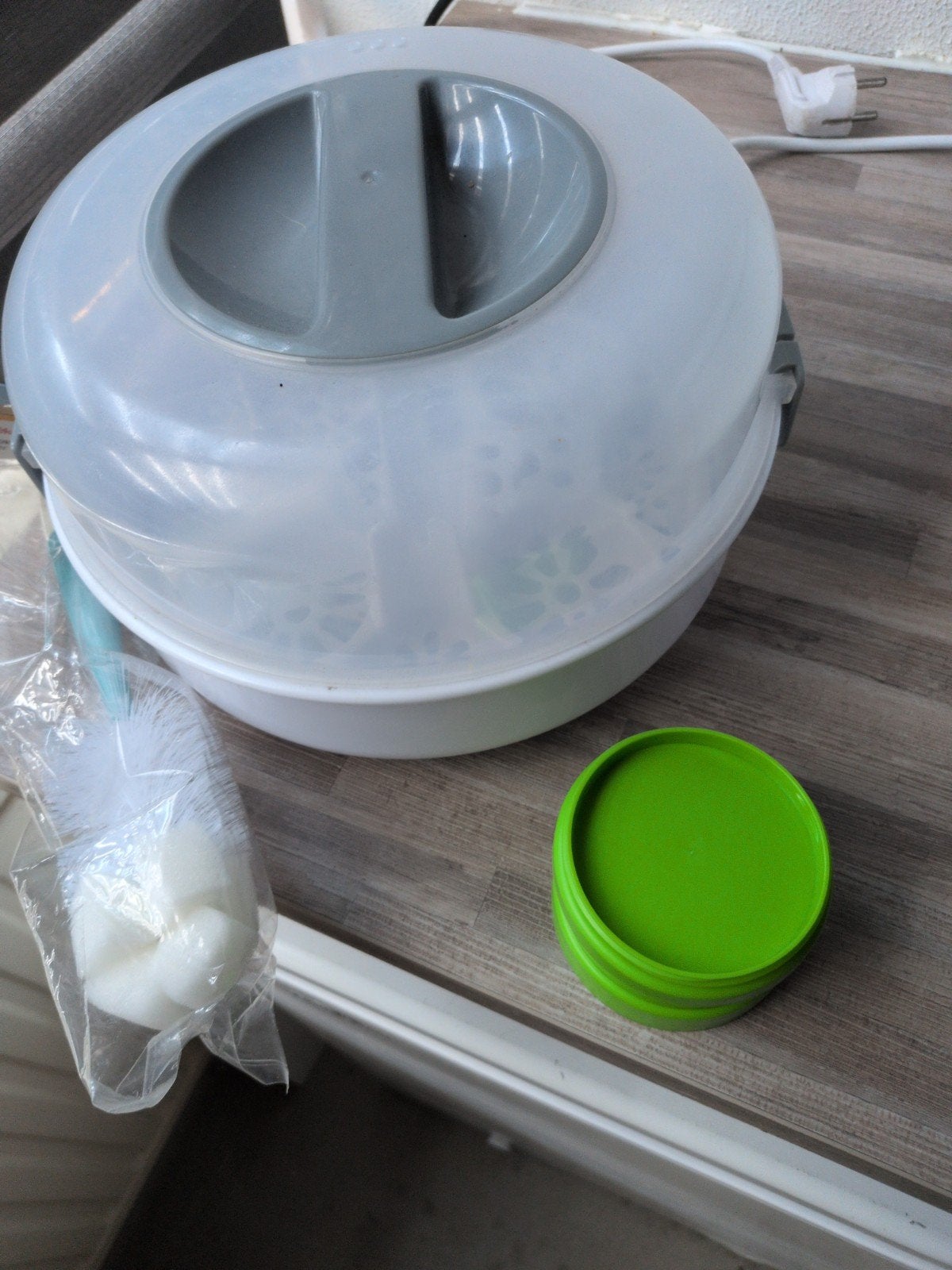 Flessenreiniger en sterilisator set, Ophalen of Verzenden, Gebruikt
