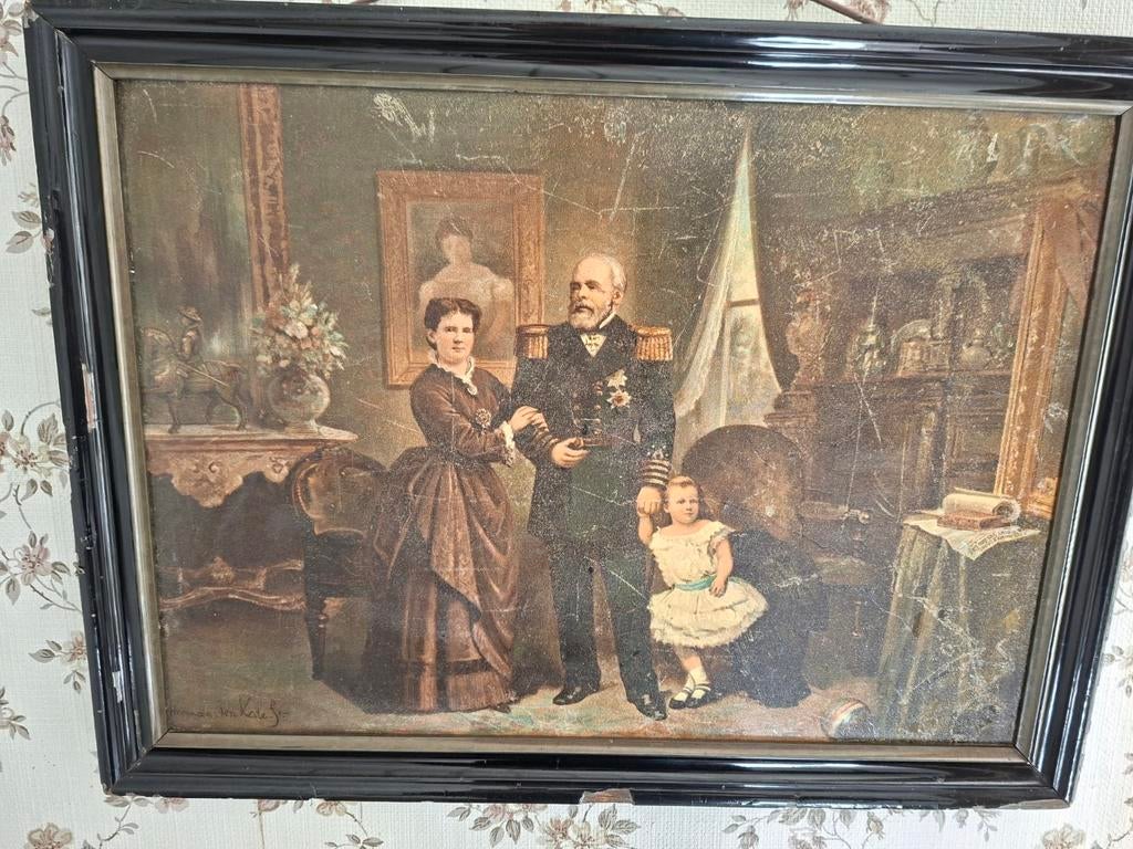 Schilderij Herman ten Kate, Antiek en Kunst, Kunst | Schilderijen | Klassiek, Ophalen