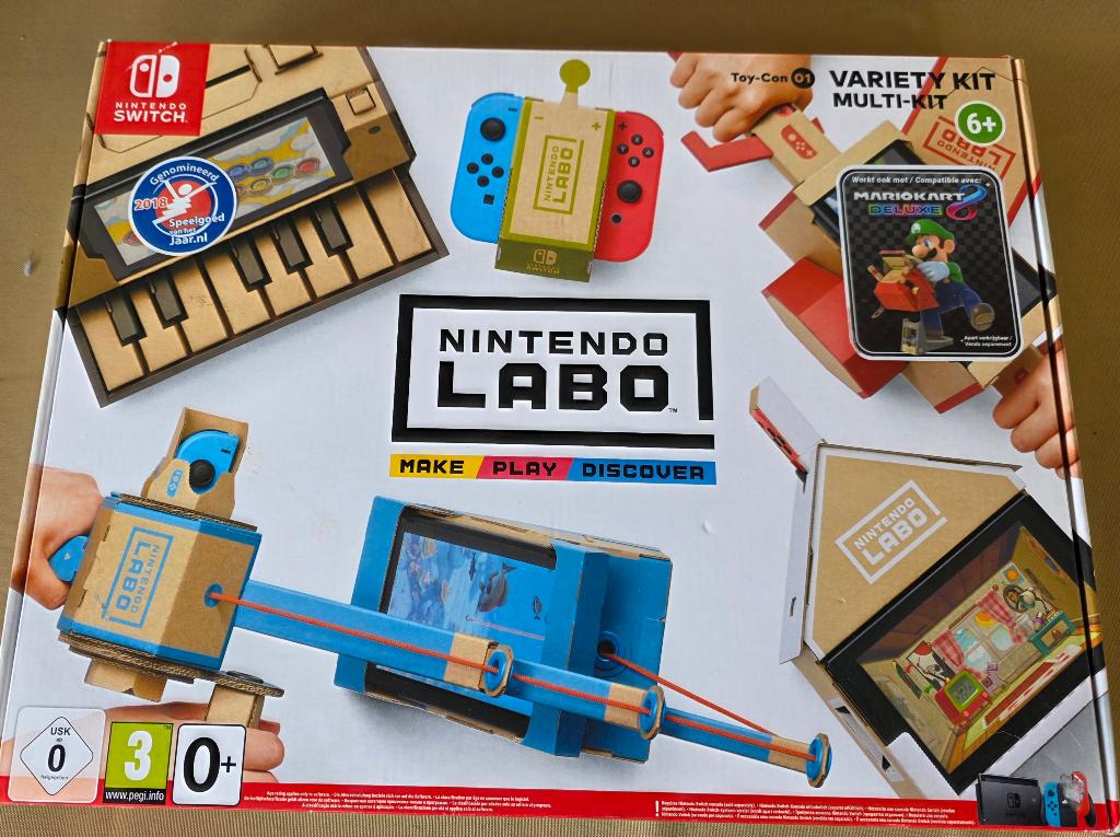 Nintendo labo., Puzzel en Educatief, Verzenden, 1 speler, Nieuw