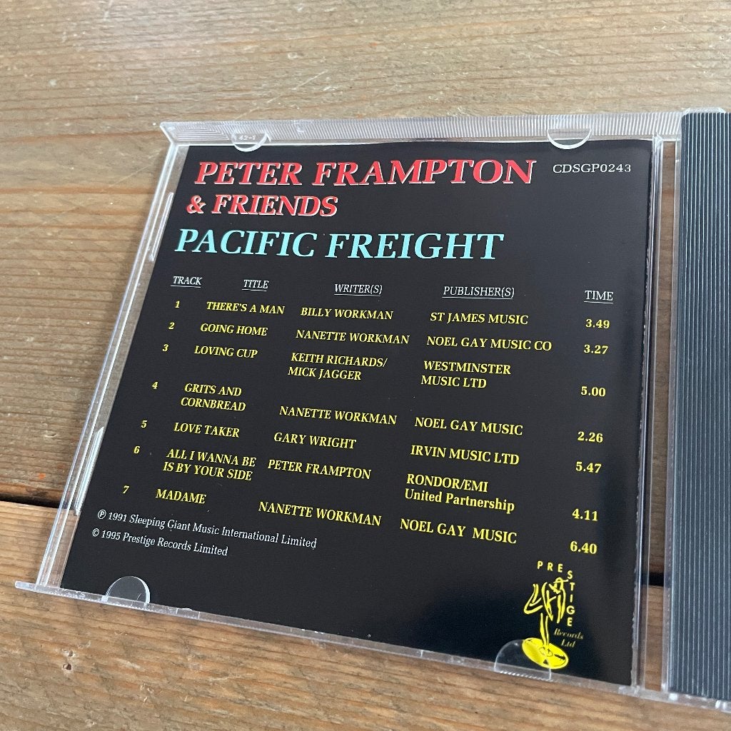 Peter Frampton and Friends - Pacfic Freight, Verzenden, Zo goed als nieuw, Poprock