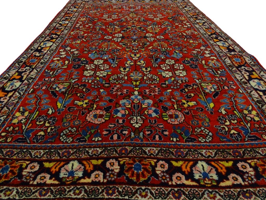 Perzisch tapijt - Sarouk - 218 x 128 cm - Handgeknoopt, -, -, 200 cm of meer, Zo goed als nieuw
