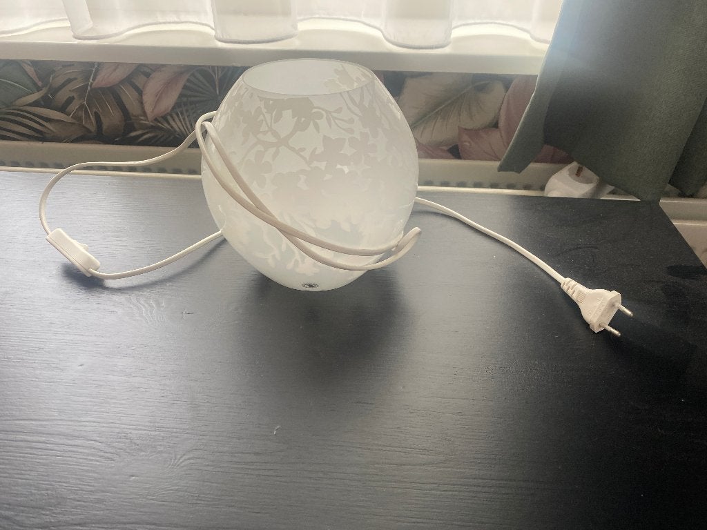 Lamp, Ophalen, Zo goed als nieuw, Glas, Glas