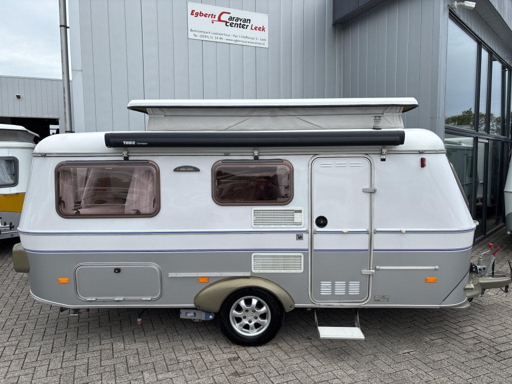Eriba Touring Troll 550 GT Mover/Thule luifel, Caravans en Kamperen, Caravans, Dwarsbed, Bedrijf, Treinzit, 750 - 1000 kg