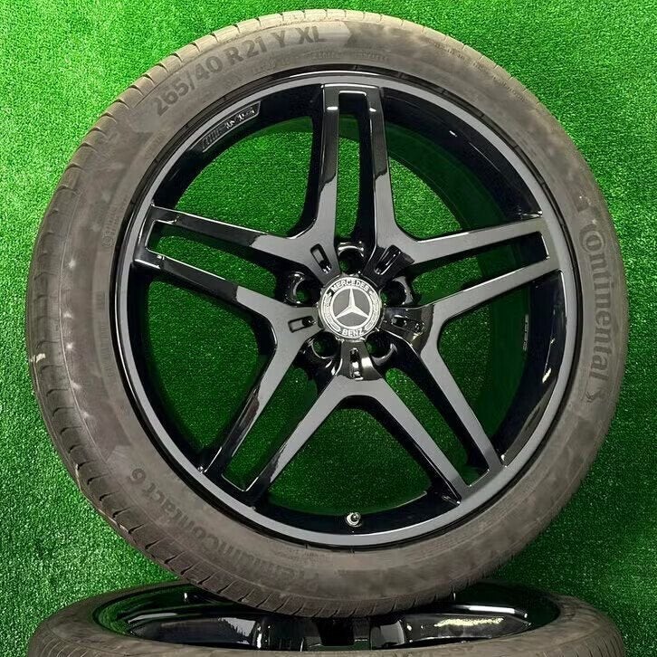 Originele 21 inch Mercedes AMG velgen banden GLE W166, Auto-onderdelen, Gebruikt, 265 mm, Banden en Velgen, Germany