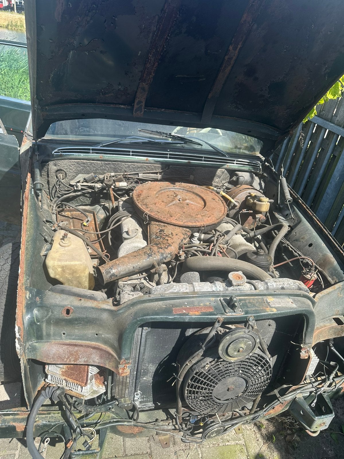 Motor en versnellingsbak 3.5 V8 mercedes w108 1972, Ophalen