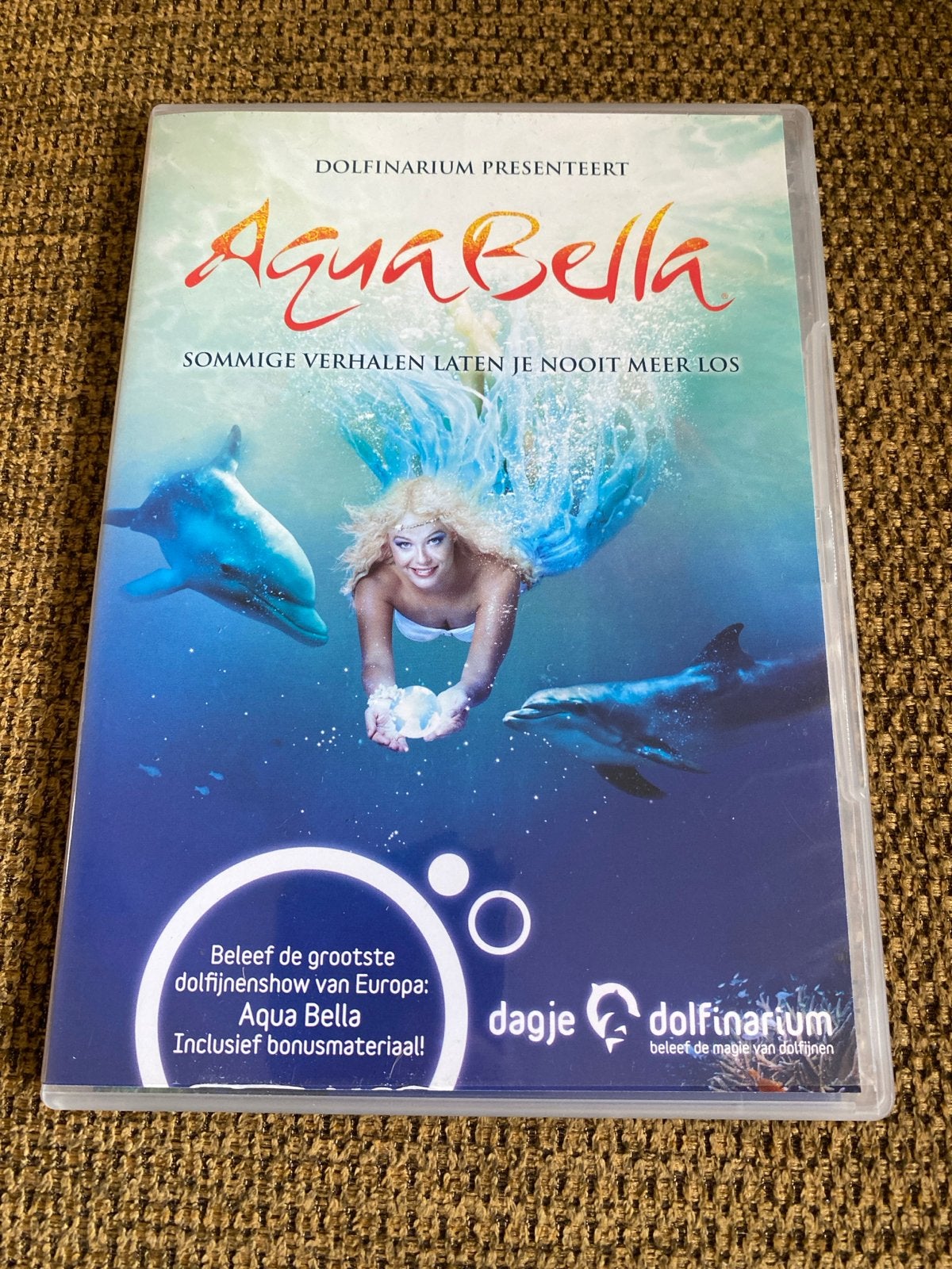 Dolfinarium Aqua Bella dvd - Inclusief bonusmateriaal, Cd's en Dvd's, Show, Bonusmateriaal, Alle leeftijden, Zo goed als nieuw