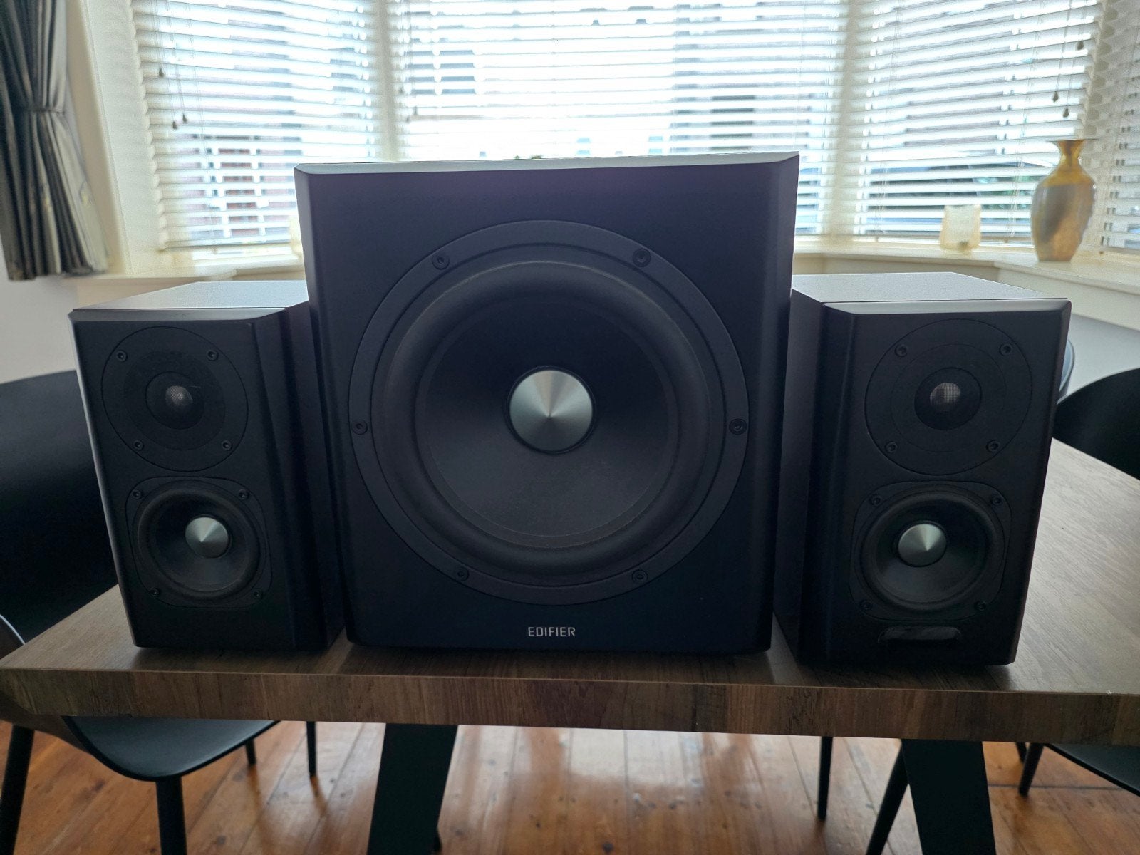 Edifier S350DB 2.1 Speakerset met Subwoofer, Speakerset, AUX-ingang, Zo goed als nieuw, Ophalen