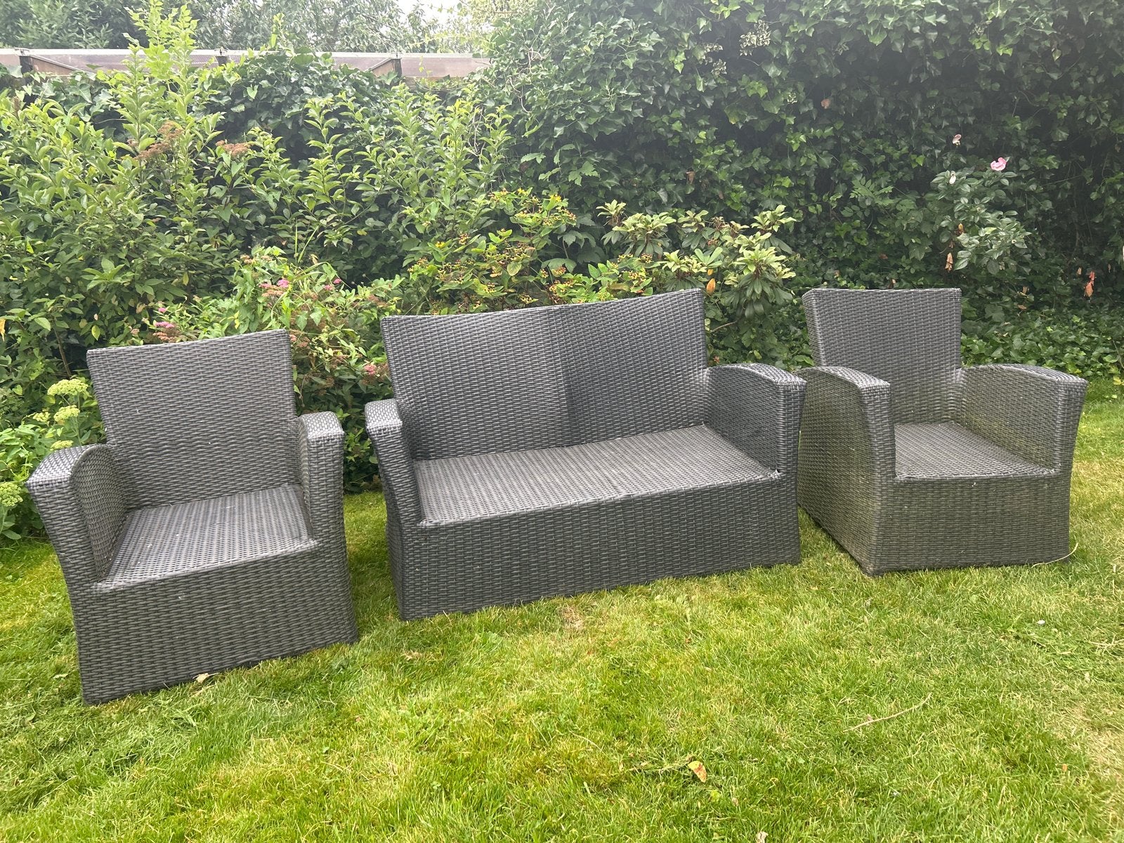 Gebruikte tuinset van het merk royal patio 2-zits & 2x1-Zits, Ophalen, 4 zitplaatsen, Gebruikt, Wicker