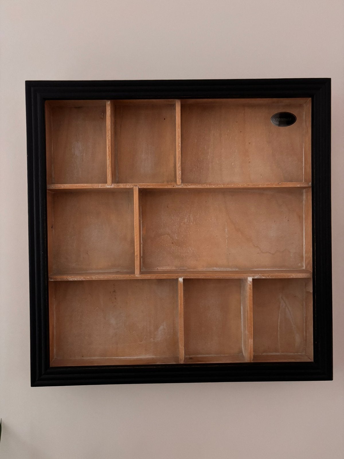 Letterbak Riverdale, Huis en Inrichting, Woonaccessoires | Wanddecoraties, Beige, Hout, Zo goed als nieuw, Wandbord of Wandpaneel