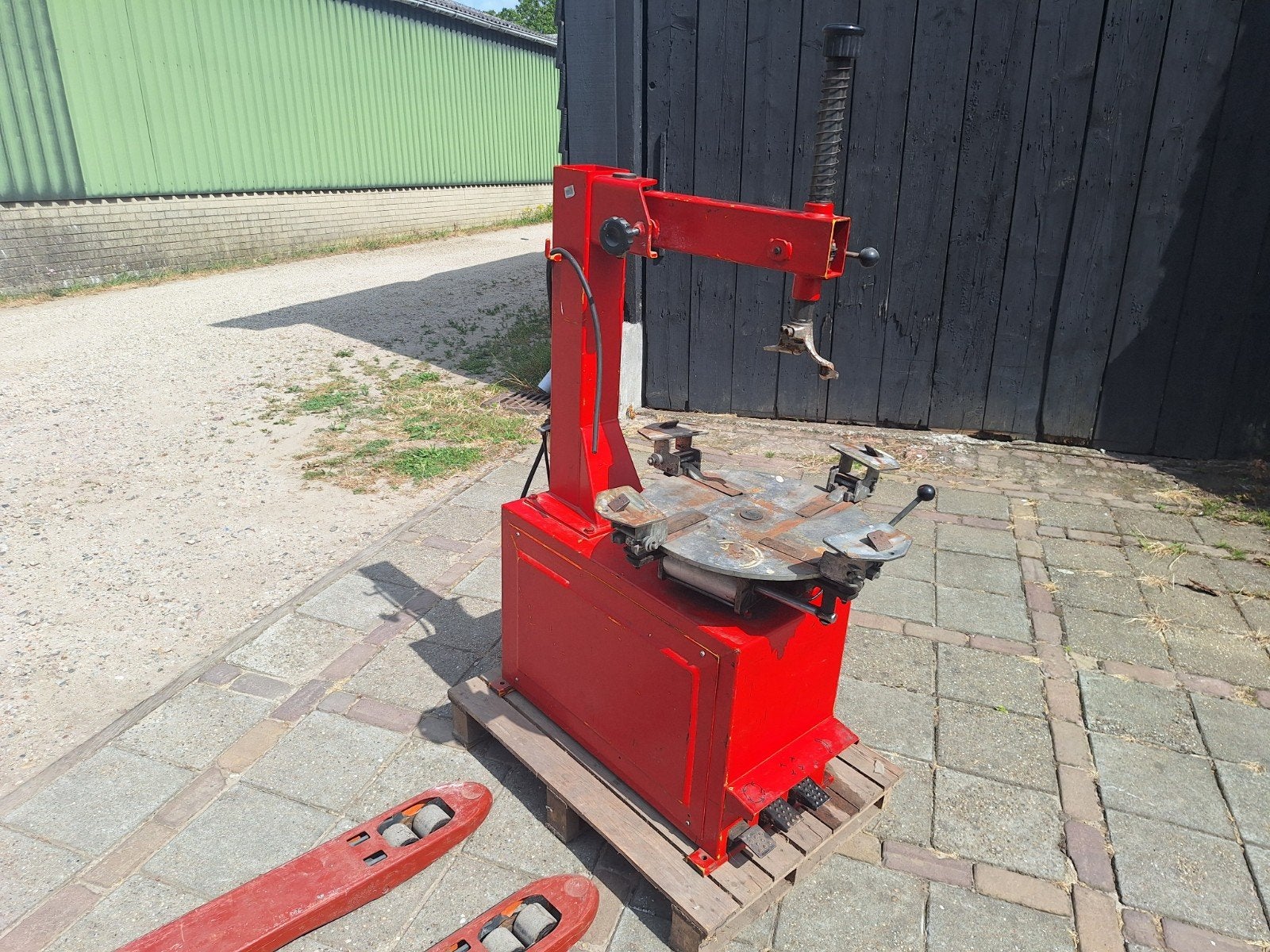 Banden demonteer apparaat auto én motor (draait niet), Auto diversen, Ophalen of Verzenden, Gebruikt