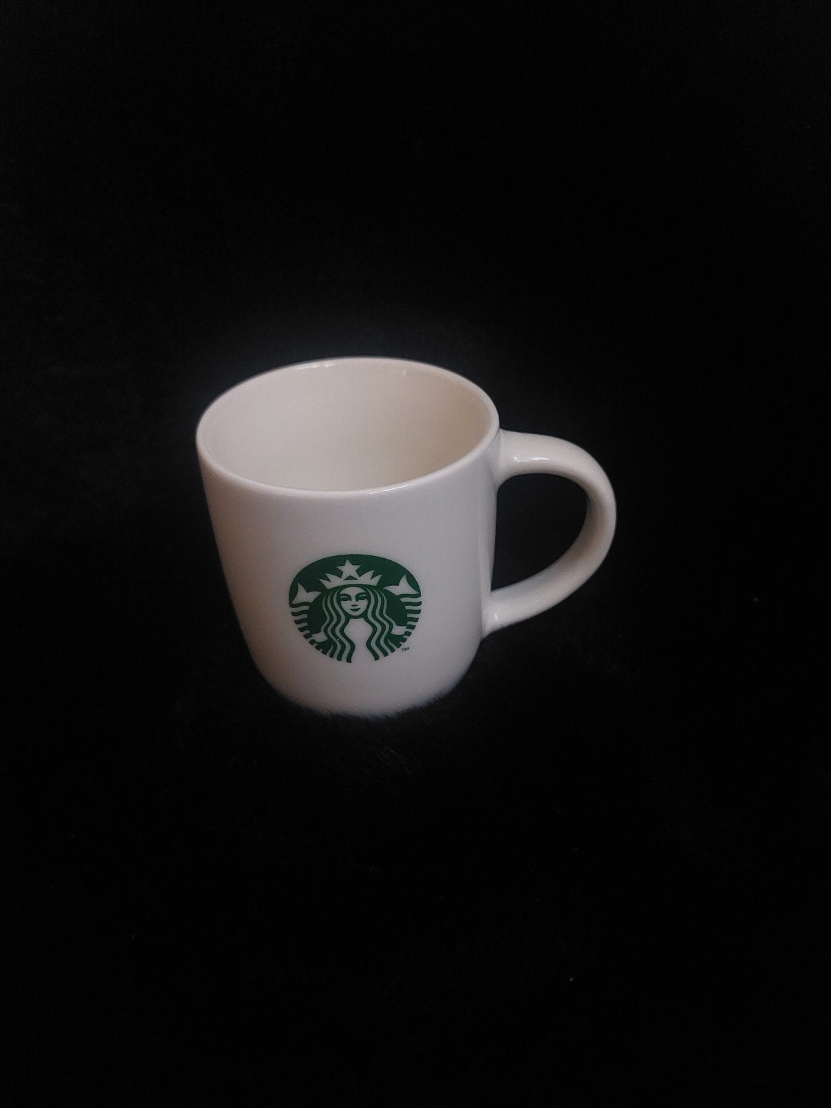 Starbucks Espresso Kopje - Wit met Groen Logo (89ml), Overige typen, Ophalen of Verzenden, Zo goed als nieuw, Steen/keramiek