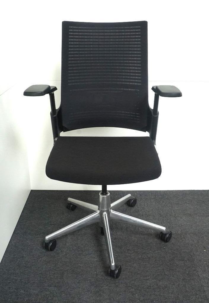 Ahrend 2020 Extra Verta bureaustoel Zwart/Chroom, Gebruikt, -, Zwart, -