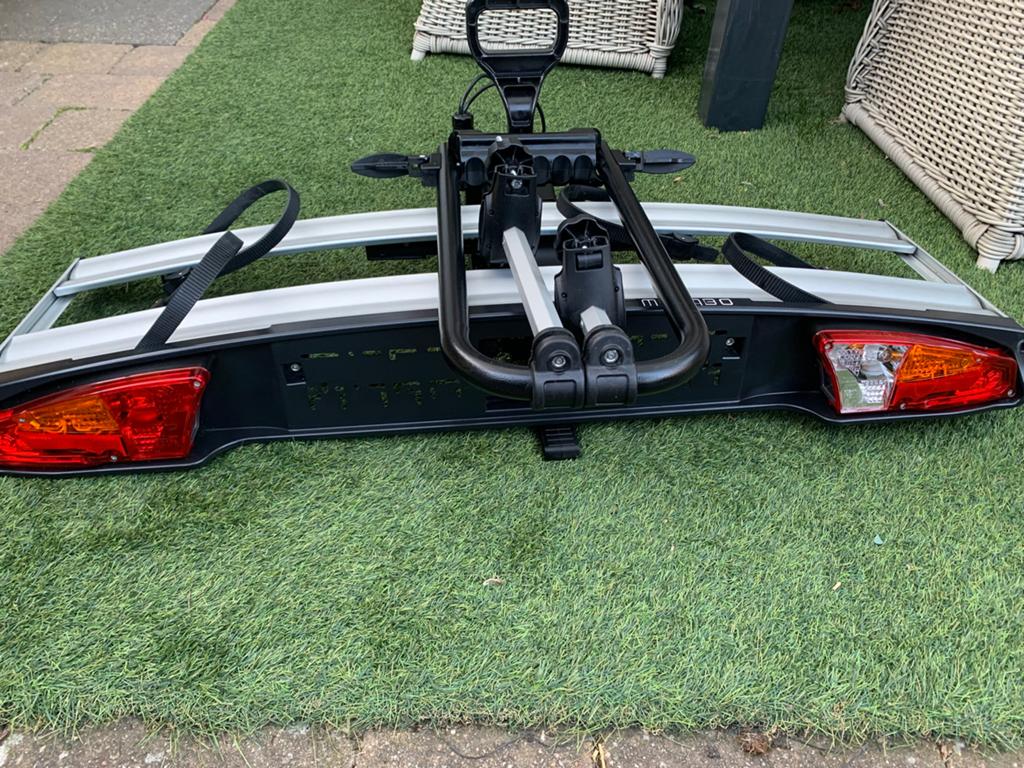 Mensbo fietsendrager voor twee e-bike en fatbikes, Ophalen, Zo goed als nieuw, Trekhaakdrager