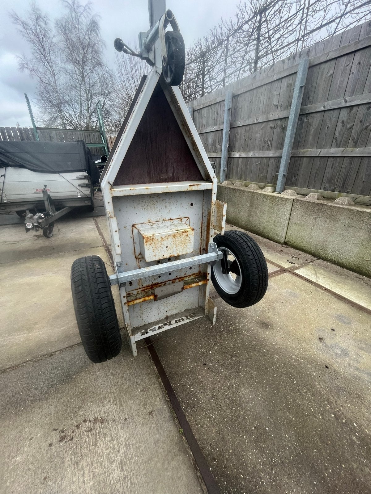 Transportwagen / Plattekar, 100 liter of meer, Ophalen, Gebruikt, Transportkar